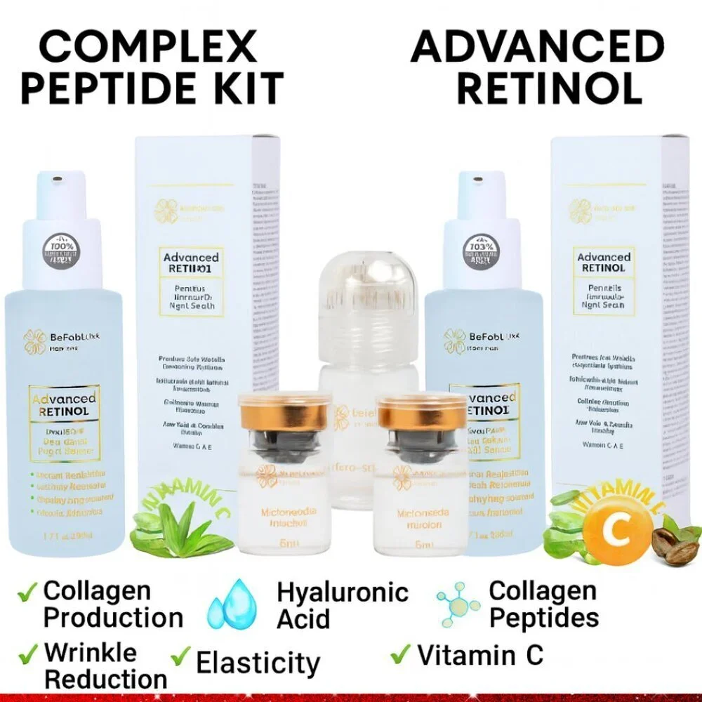 Micro-Infusion Skin Care & Advanced Retinol Glass Skin Starter Set Up to 3-Month